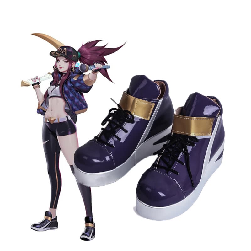 OROCOSPLAY Akali Cosplay Shoes - LOL KDA Skin