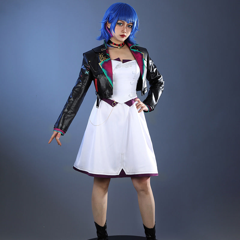 High Quality Anime Costumes Jinx Arcane Powder Dress Costume - League of Legends