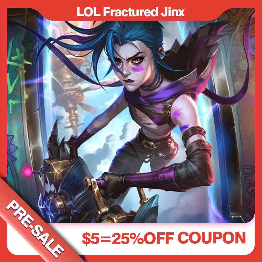 High Quality Anime Costumes Fractured Jinx Cosplay Costume - League of Legends