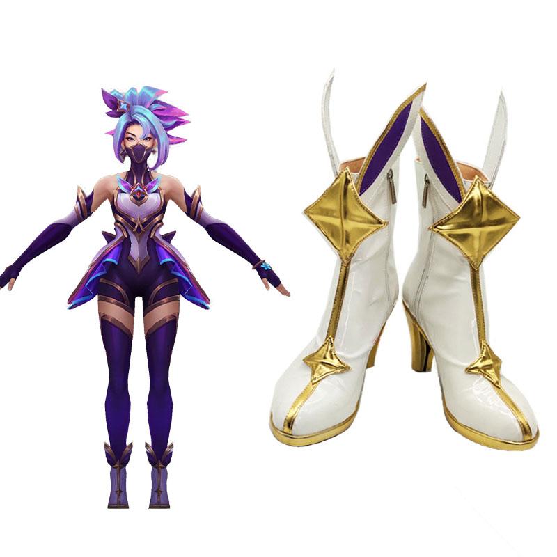 High Quality Cosplay Shoes Akali Star Guardian Cosplay Shoes - LOL