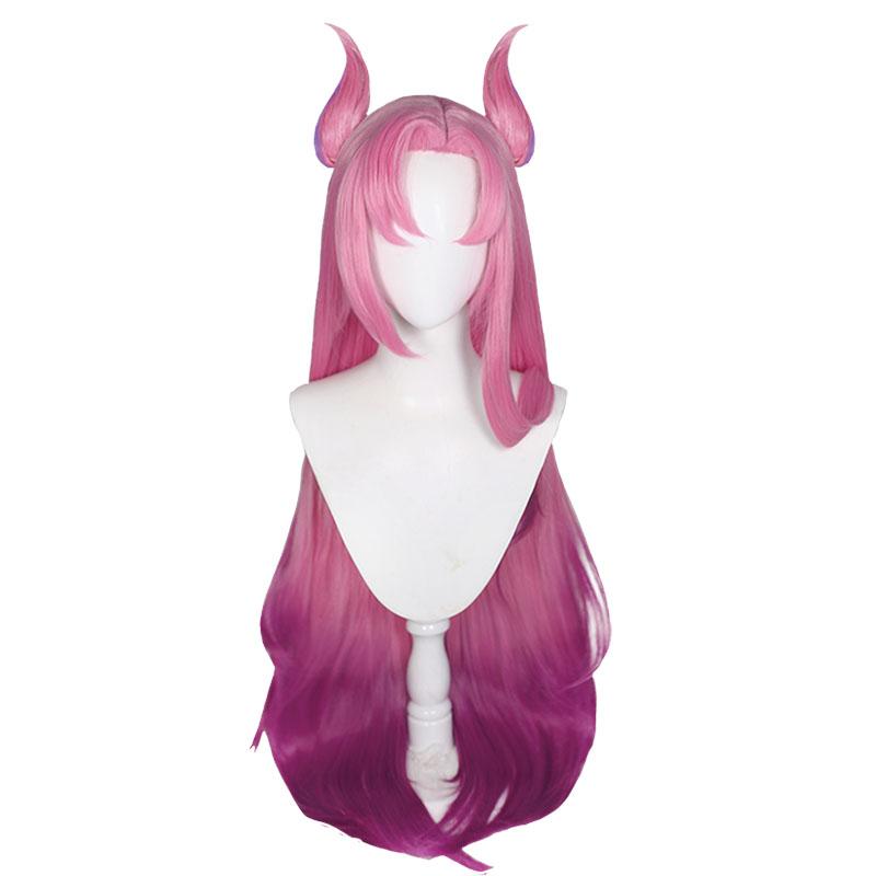 High Quality Cosplay Wigs KaiSa Star Guardian Gradient Long Wig - LOL Halloween