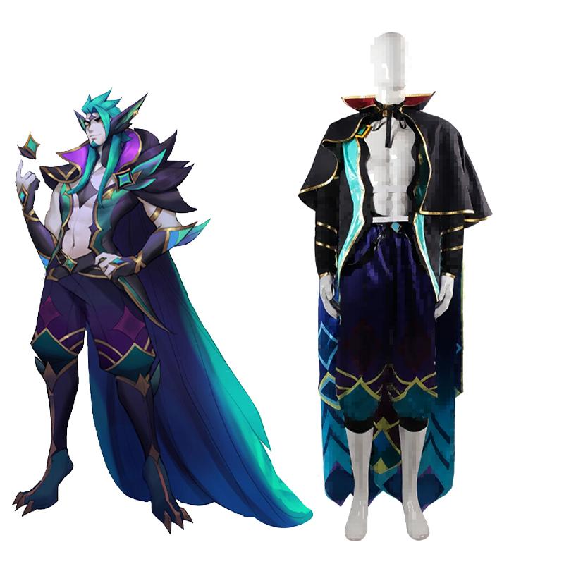 High Quality Anime Costumes Rakan Star Guardian Male Battle Suit - LOL