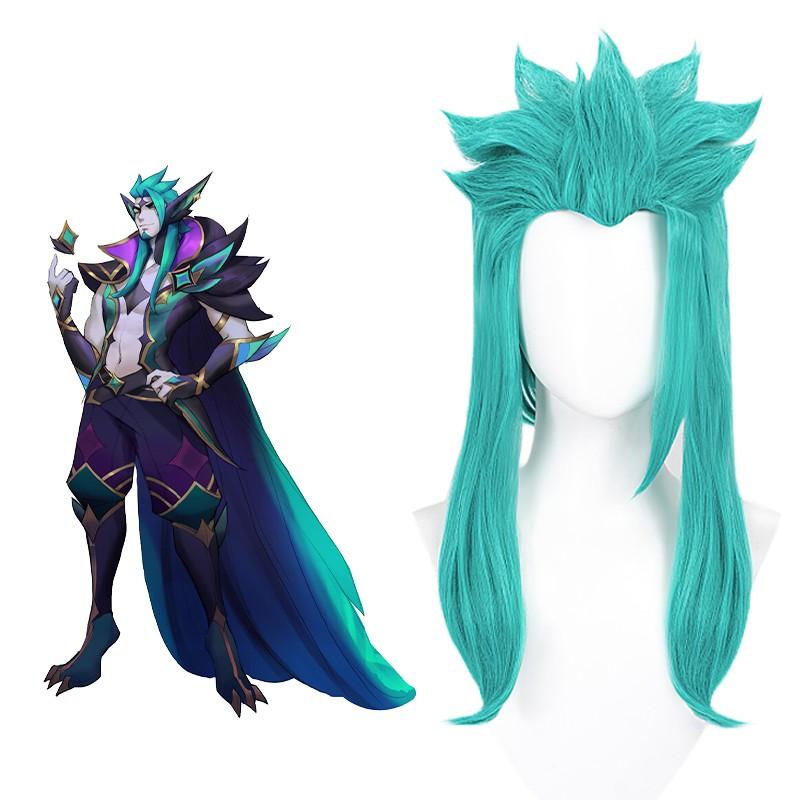 High Quality Cosplay Wigs Rakan Star Guardian Blue Wig - LOL