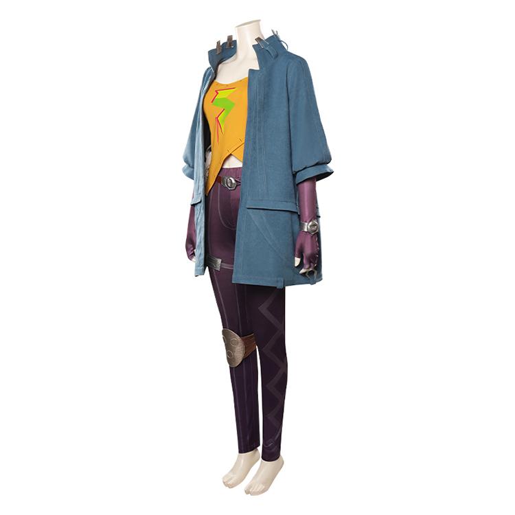 High Quality Anime Costumes Zeri The Spark of Zaun Costume - LOL