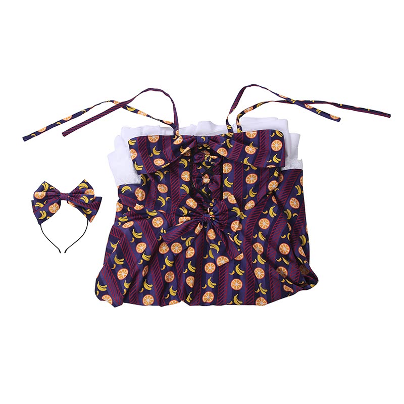 High Quality Apparel Lolita Summer Strapless Fruit Pattern Dress - Lolita Costume