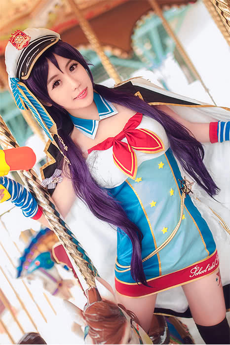 High Quality Anime Costumes Nozomi Tojo Navy Awakened Costume - Love Live
