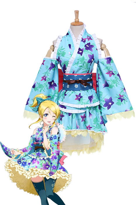 High Quality Anime Costumes Eli Ayase Bathrobe Awaken Costume - Love Live