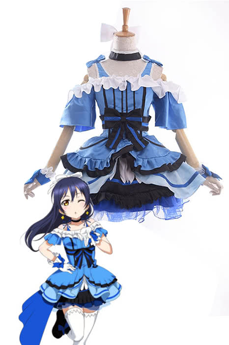 High Quality Anime Costumes Umi Sonoda Kira-Kira Sensation Stage Dress - Love Live