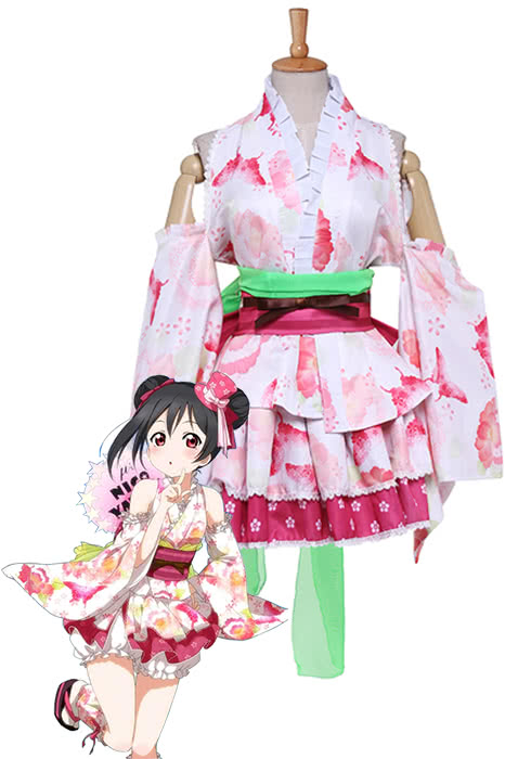 High Quality Anime Costumes Nico Yazawa Kimono Costume - Love Live