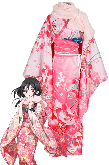 High Quality Anime Costumes Nico Yazawa Kimono Cosplay Costume - Love Live School Idol Project