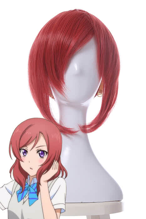High Quality Cosplay Wigs Maki Nishikino Orange Short Wig - Love Live