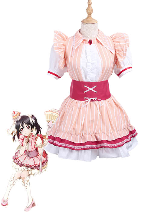 High Quality Anime Costumes Nico Yazawa Cake Dress Costume - Love Live