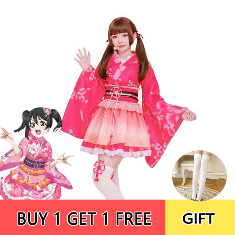 High Quality Anime Costumes Nico Yazawa Kimono Costume - Love Live