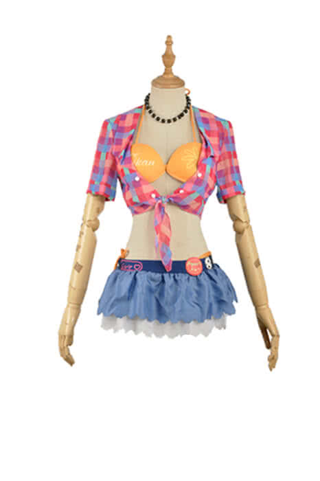 High Quality Anime Costumes Chika Takami Mixed Swimsuit Costume - Love Live Sunshine Aqours Unawaken