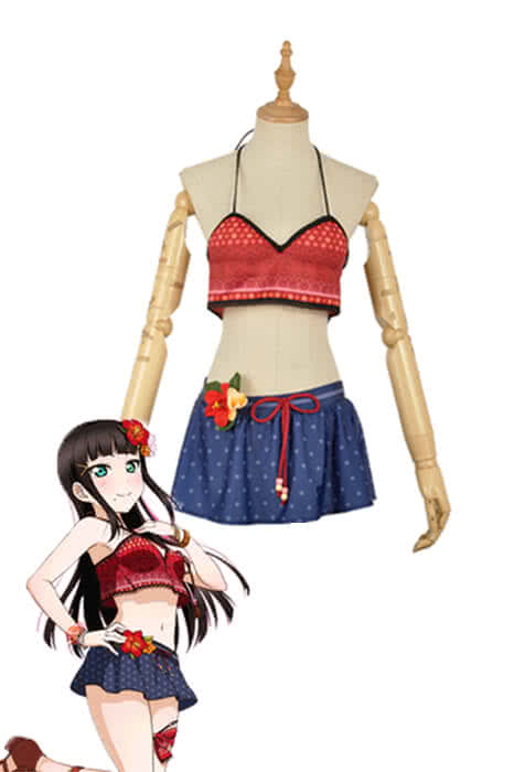 High Quality Anime Costumes Dia Kurosawa Mixed Swimsuit Costume - Love Live Sunshine Aqours Unawaken