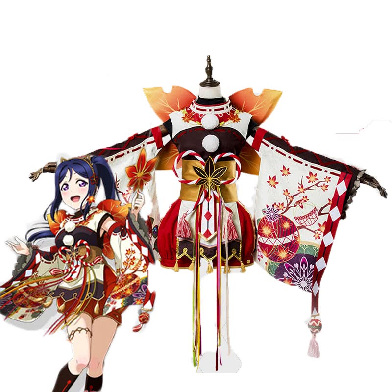 High Quality Anime Costumes Matsuura Kanan Maple Kimono Costume - Love Live Sunshine Aqours