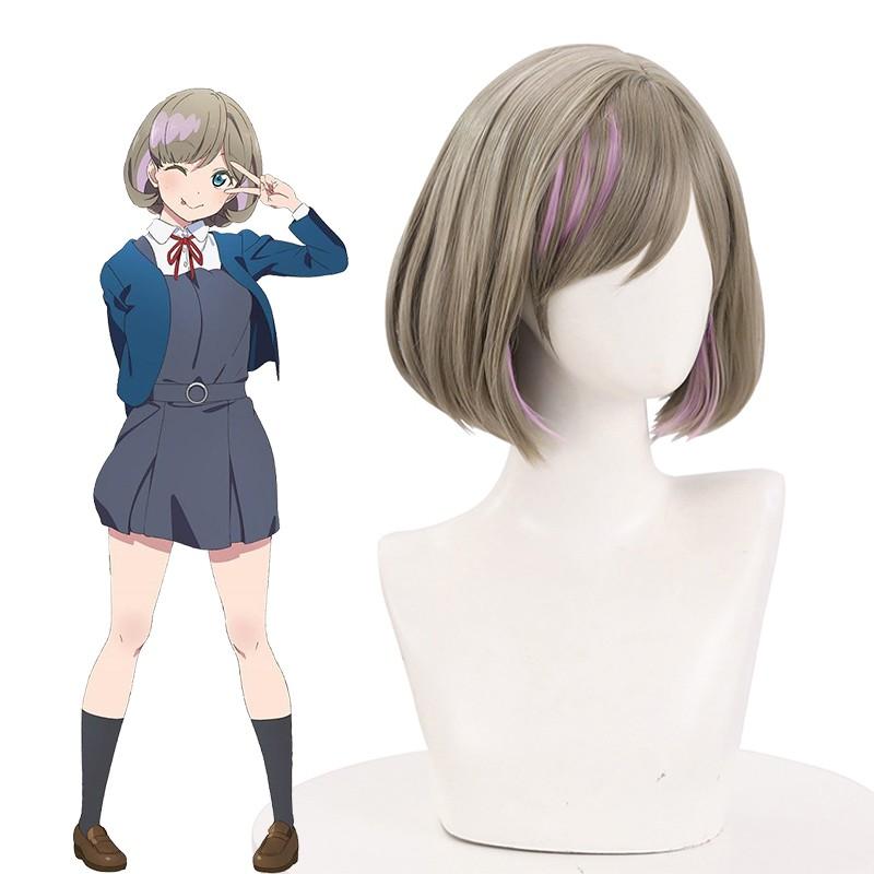 High Quality Cosplay Wigs Keke Tang Mixed Color Straight Wig - Love Live Superstar Liella