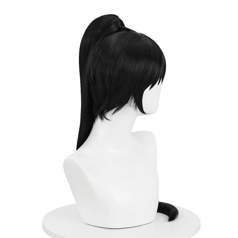 High Quality Cosplay Wigs Hazuki Ren Black Straight Wig - Love Live Superstar Liella