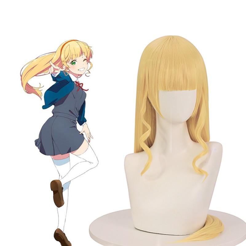 High Quality Cosplay Wigs Sumire Heanna Blonde Straight Wig - Love Live Superstar Liella