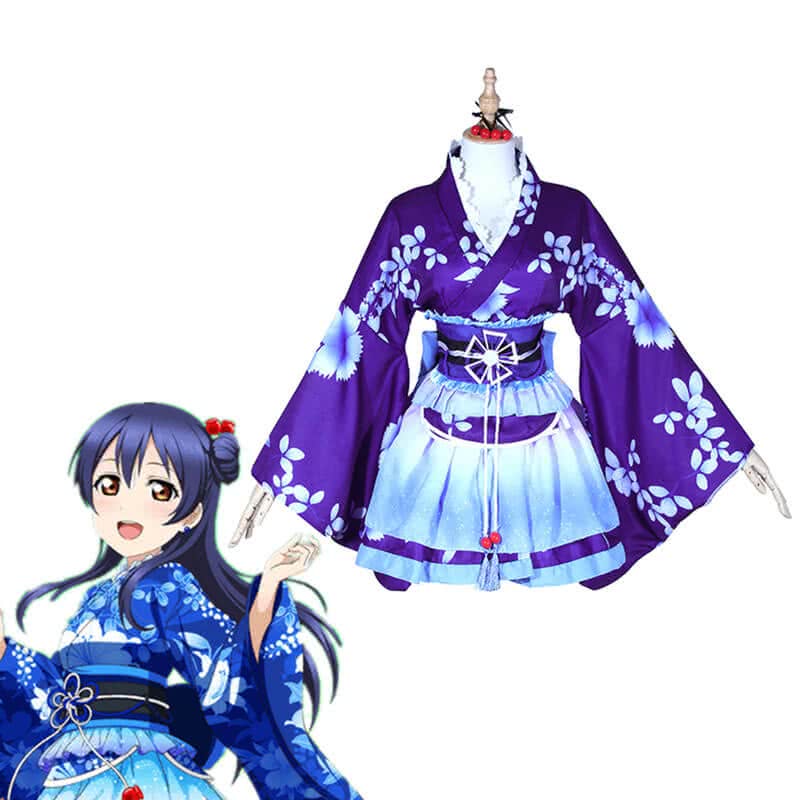 High Quality Anime Costumes Umi Sonoda Kimono Costume - Love Live