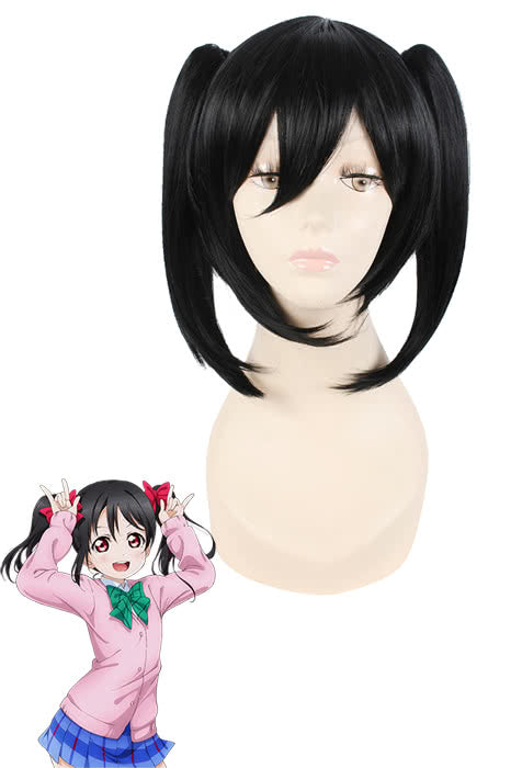 High Quality Cosplay Wigs Yazawa Nico Black Short Wig - Love Live