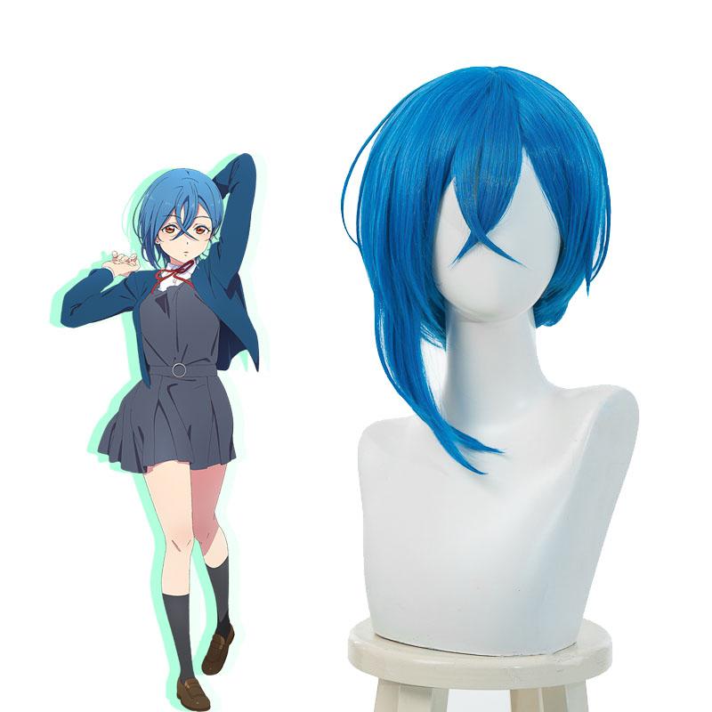 High Quality Cosplay Wigs Wakana Shiki Blue Straight Wig - Love Live Superstar