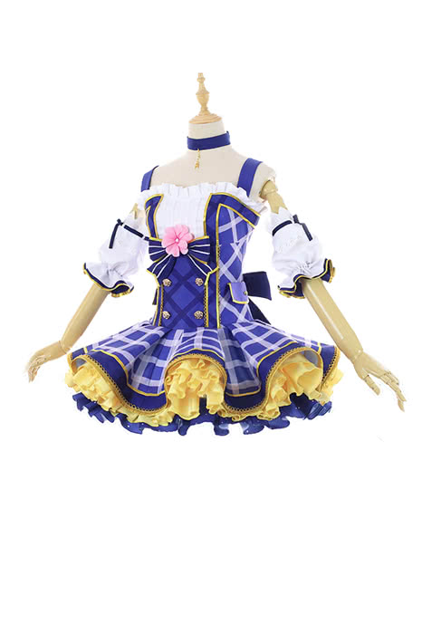 High Quality Anime Costumes Sonoda Umi Bouquet Awaken Blue Dress - Love Live