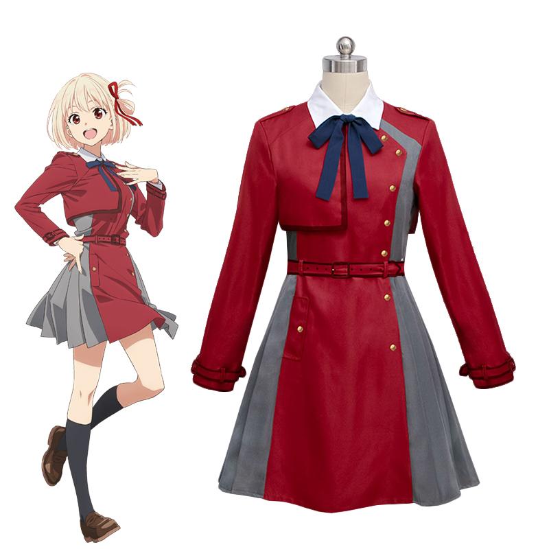 High Quality Anime Costumes Chisato Nishikigi Cosplay Costume - Lycoris Recoil