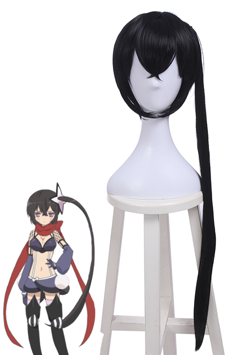 High Quality Cosplay Wigs Kano Sazanami Long Black Cosplay Wig - Magical Girl Raising Project