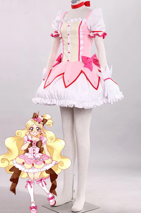 Kaname Madoka Cosplay Costume Pink Dress - Puella Magi Madoka Magica