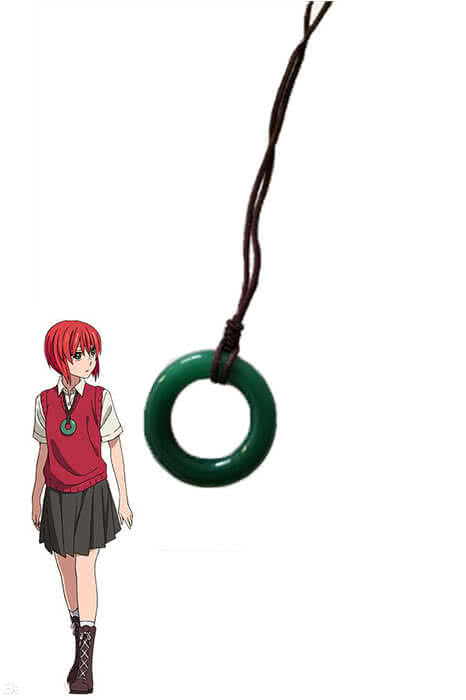 OROCOSPLAY Chise Hatori Green Agate Jade Necklace - Mahō Tsukai no Yome