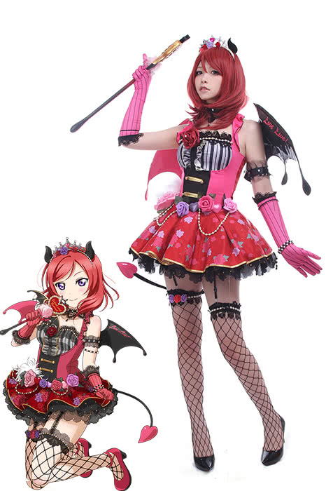 High Quality Anime Costumes Maki Nishikino Little Devil Costume - Love Live
