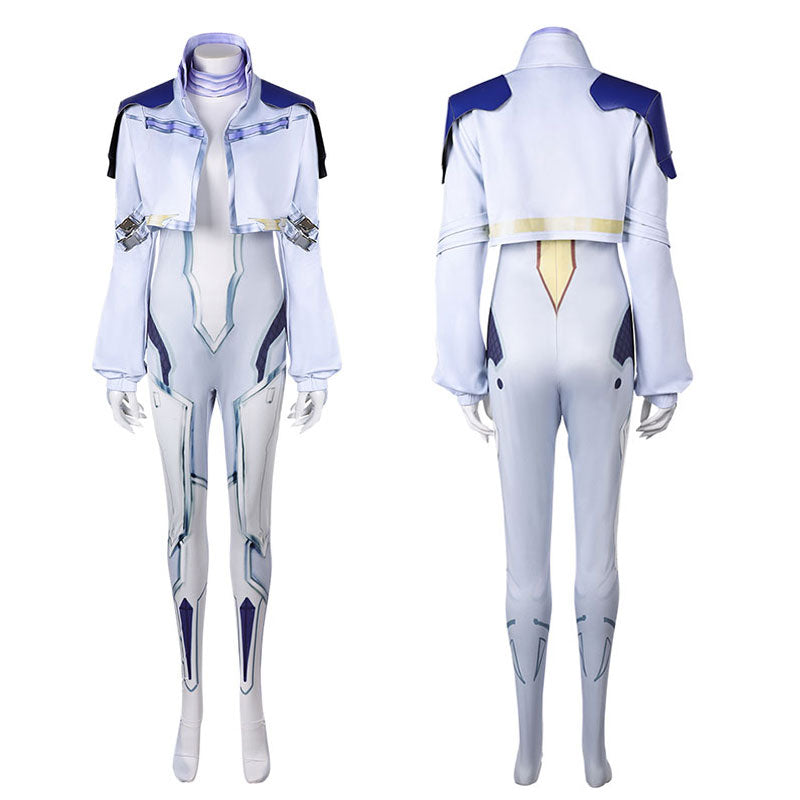 OROCOSPLAY Dagger Milk Silk Leather Jacket Bodysuit - Marvel Rivals