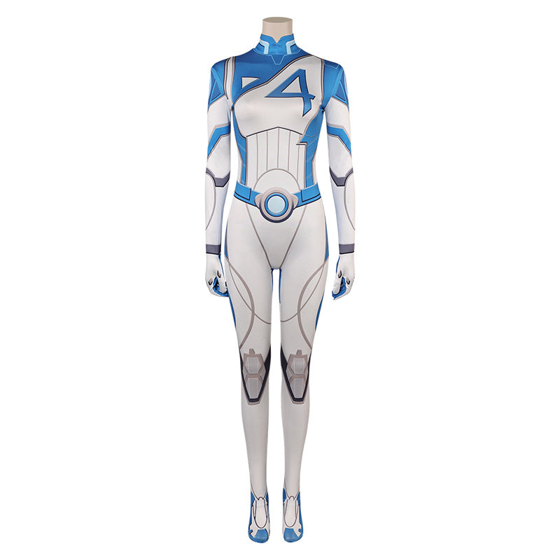OROCOSPLAY Invisible Woman Milk Silk Bodysuit - Marvel Rivals