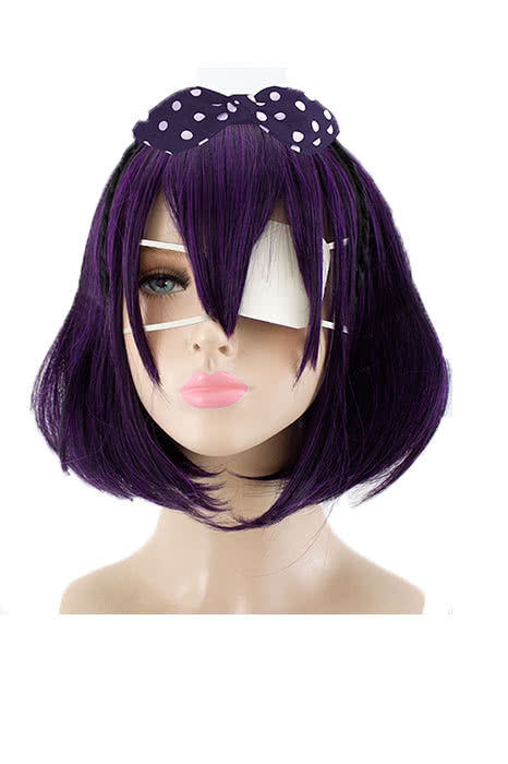Cosplay Store Midari Ikishima Purple Short Wig - Kakegurui