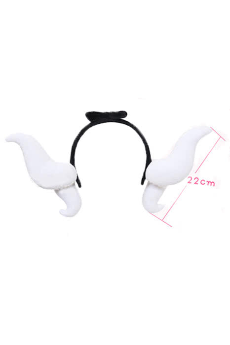 OROCOSPLAY Kanna Kobayashi Black White PP Cotton Headwear - Miss Kobayashi's Dragon Maid