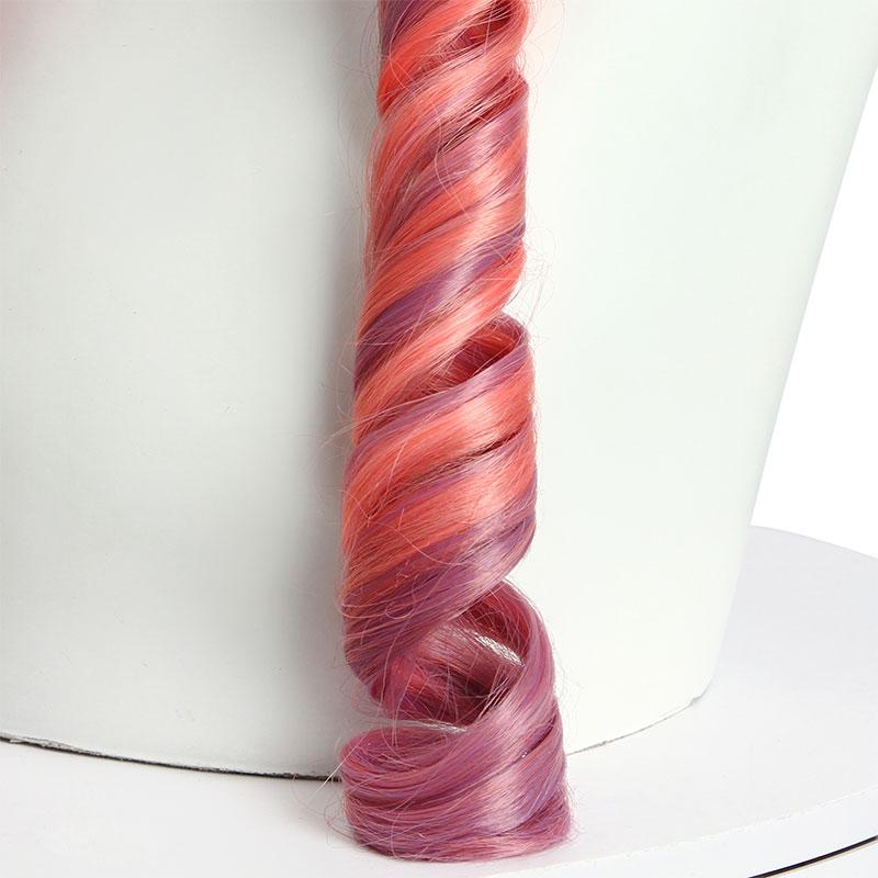 OROCOSPLAY Ilulu Pink Mixed Curly Wig - Miss Kobayashi's Dragon Maid