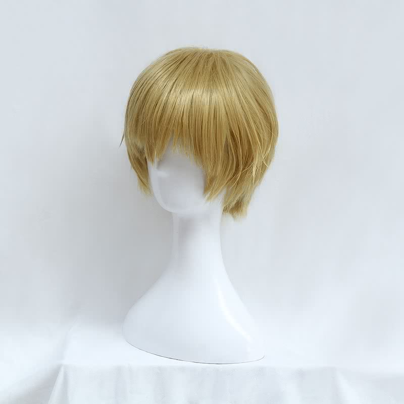 Rolecos Shizuo Heiwajima Cosplay Wig - Durarara Yellow 32cm