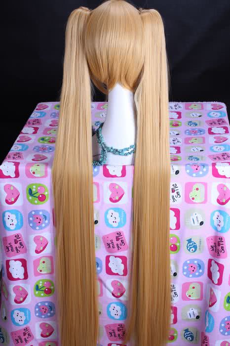OROCOSPLAY Hatsune Miku Long Cosplay Wig - Vocaloid Butterscotch Blonde 120cm Ponytails Heat Resistant