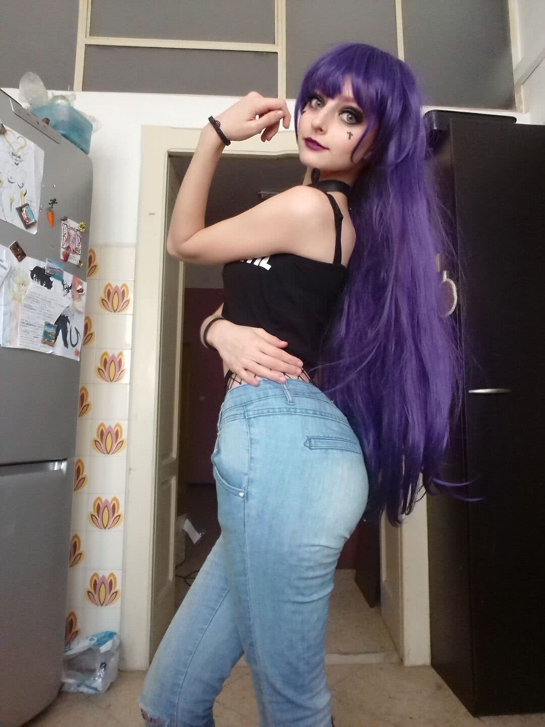 High Quality Cosplay Wigs Nozomi Tojo Long Curly Purple Wig - Love Live Little Devil Awaken