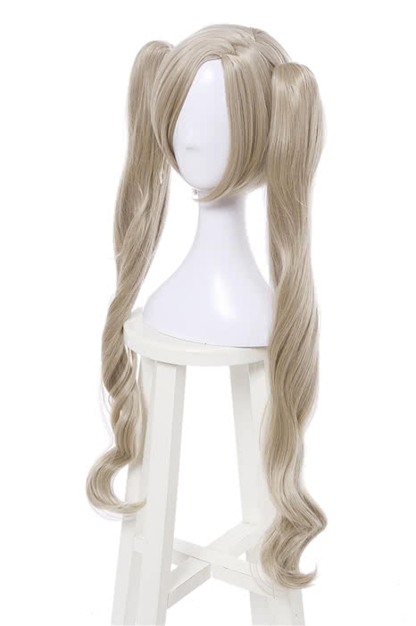 Anne Takamaki Long Gray Curly Cosplay Wig - Persona 5