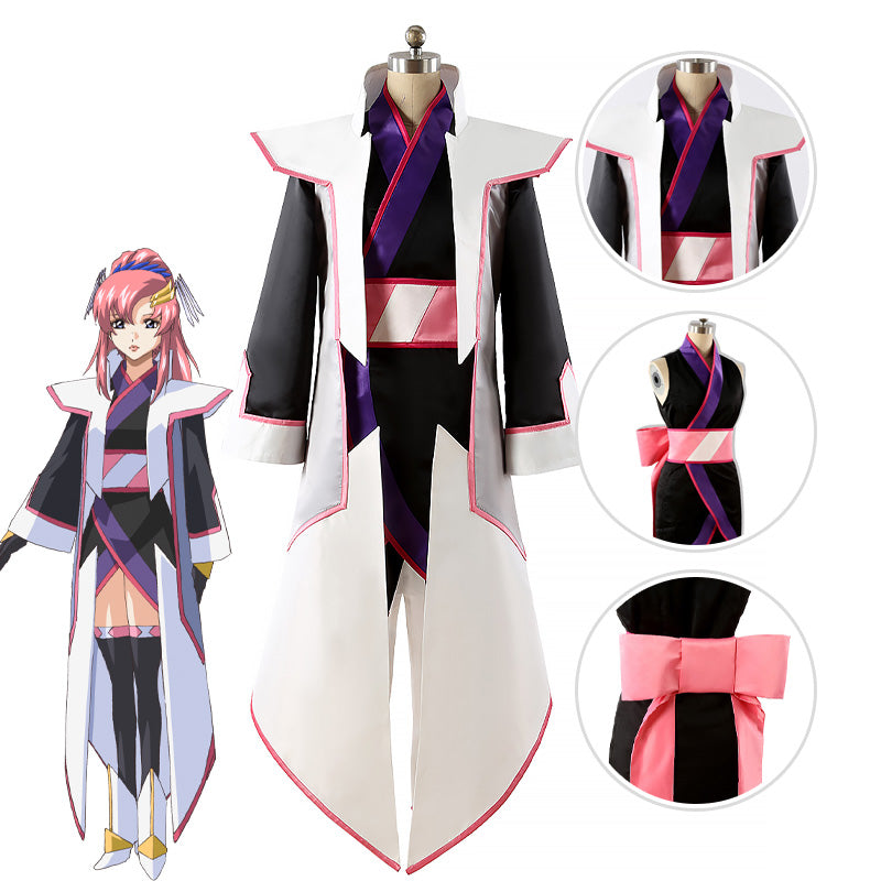 OROCOSPLAY Lacus Clyne Thickened Coat Back Bow Costume - Gundam SEED FREEDOM