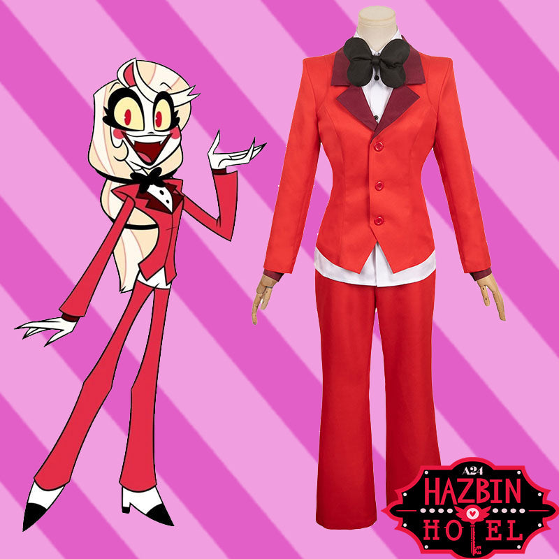 Hazbin Hotel Charlie Morningstar Cosplay Costume - Full Set with Accessories