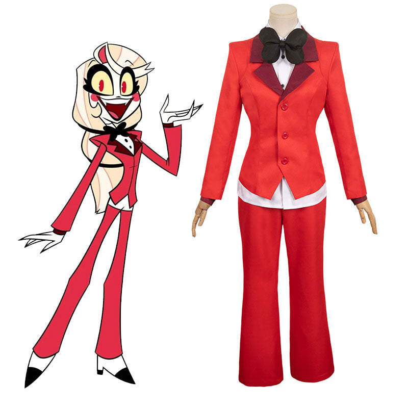 Hazbin Hotel Charlie Morningstar Cosplay Costume - Full Set with Accessories