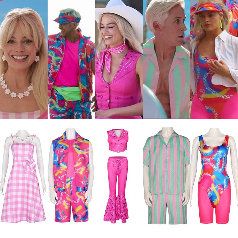 OROCOSPLAY Barbie Pink Dress Cosplay Costume - Movie Barbie