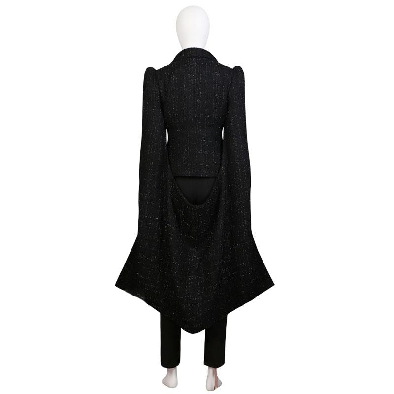OROCOSPLAY Cruella de Vil Black Uniform Top Gloves Pants - Cruella Halloween