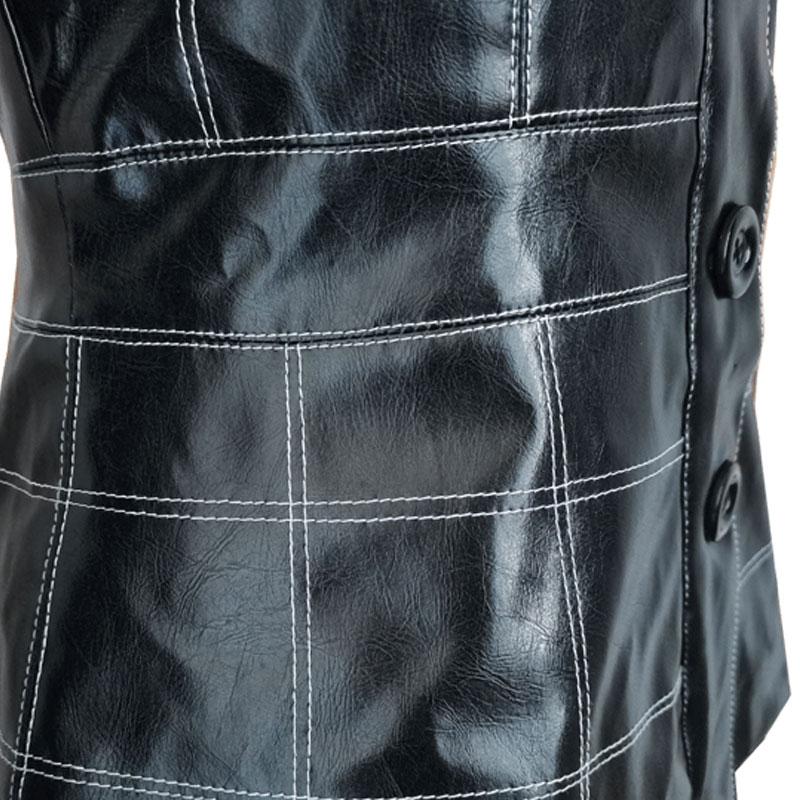 OROCOSPLAY Cruella de Vil Leather Top Gloves Skirt - Cruella Halloween