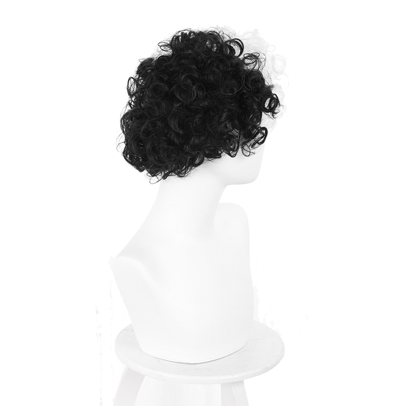 OROCOSPLAY Cruella de Vil White Black Wavy Wig - Cruella