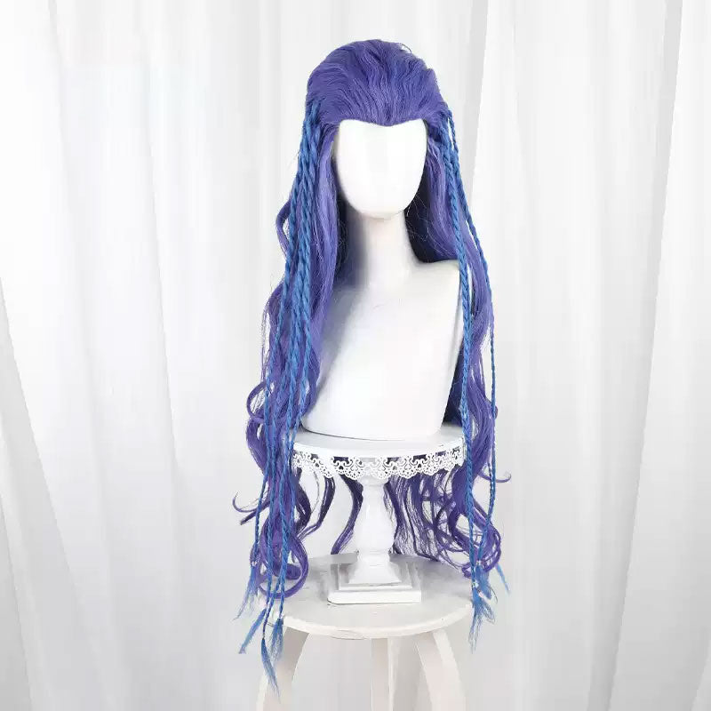OROCOSPLAY AoRun Purple Blue Curly Wig - Nezha 2 Conquers The Dragon King