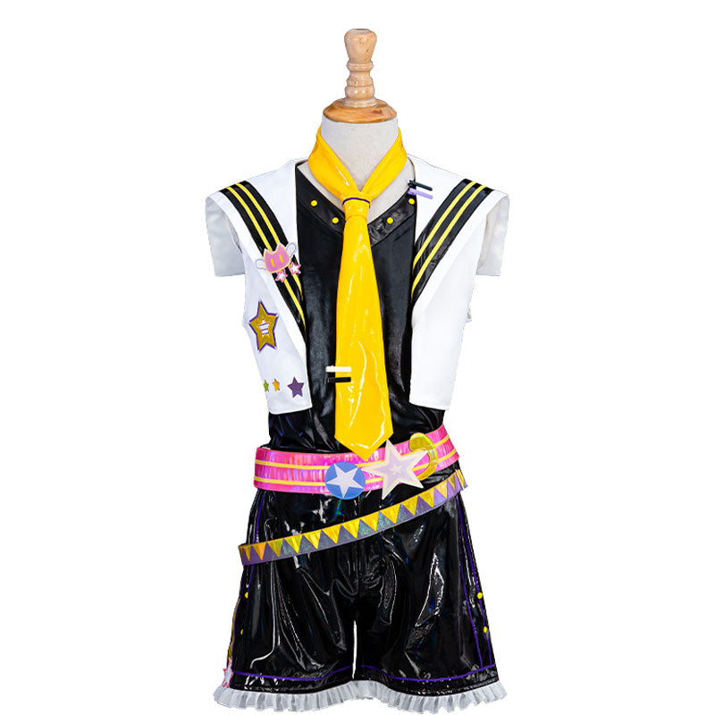 OROCOSPLAY Kagamine Len Leather Top Coat Set - Muse Dash
